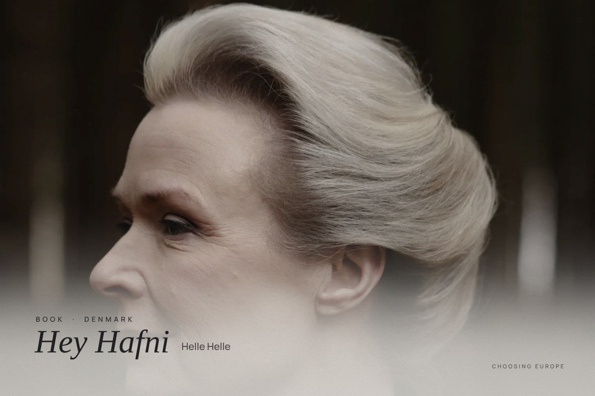 Portrait of the Danish writer Helle Helle